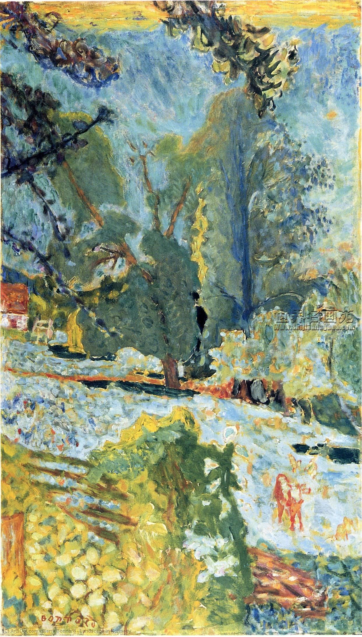 Landscape In Normady — Pierre Bonnard