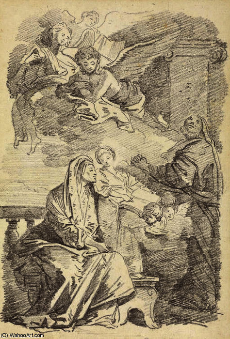 Saint Anne Teaching The Young Virgin To Read — Giambattista Tiepolo