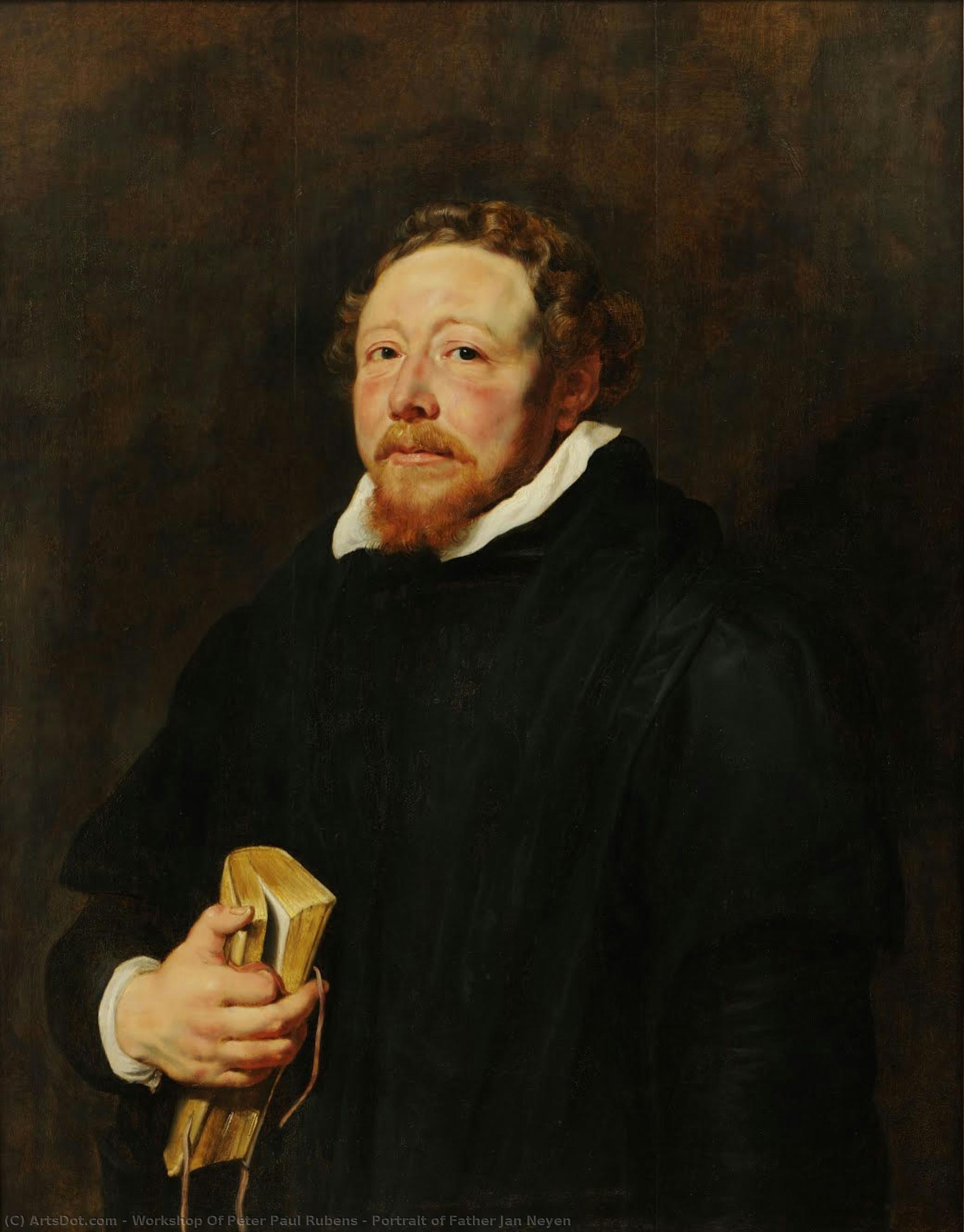 Portrait Of Father Jan Neyen — Workshop Of Peter Paul Rubens