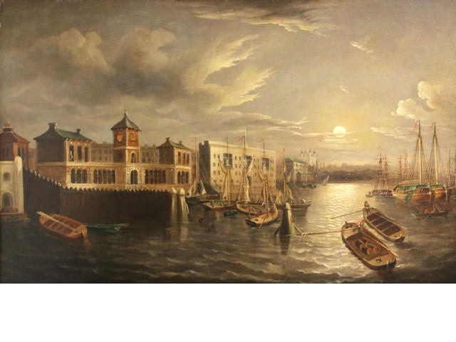 The Thames By Moonlight With The Tower Of London In The Distance — Paul Jones