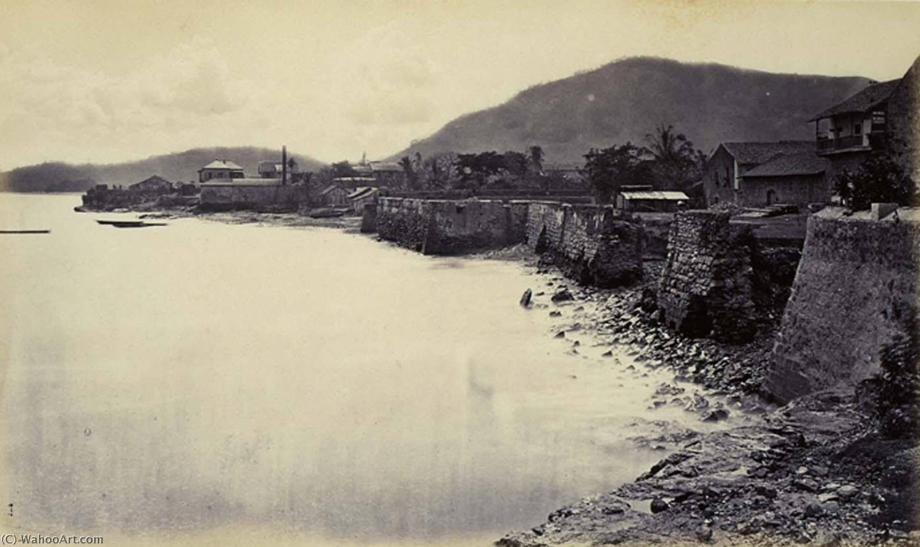 The Walls, Panama — Eadweard J. Muybridge