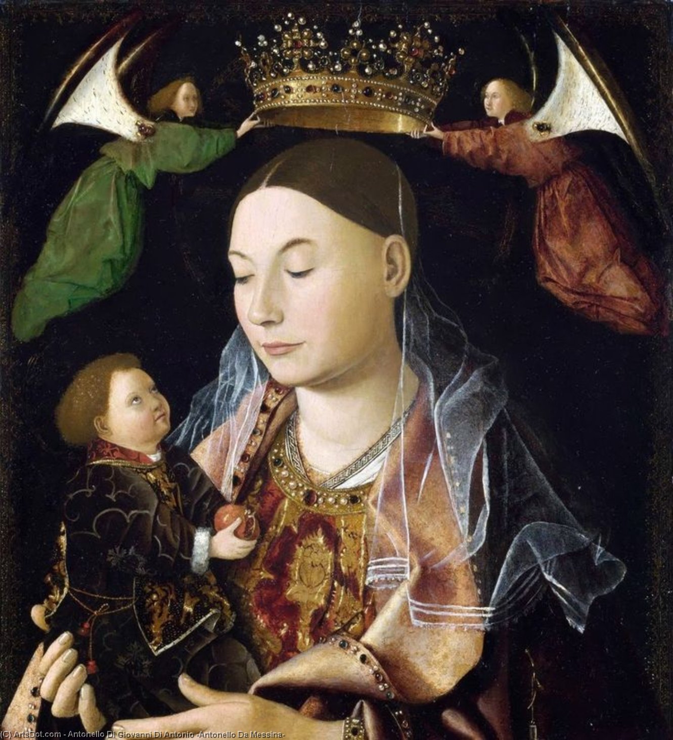 Madonna And Child (salting Madonna) — Antonello Di Giovanni Di Antonio (antonello Da Messina)