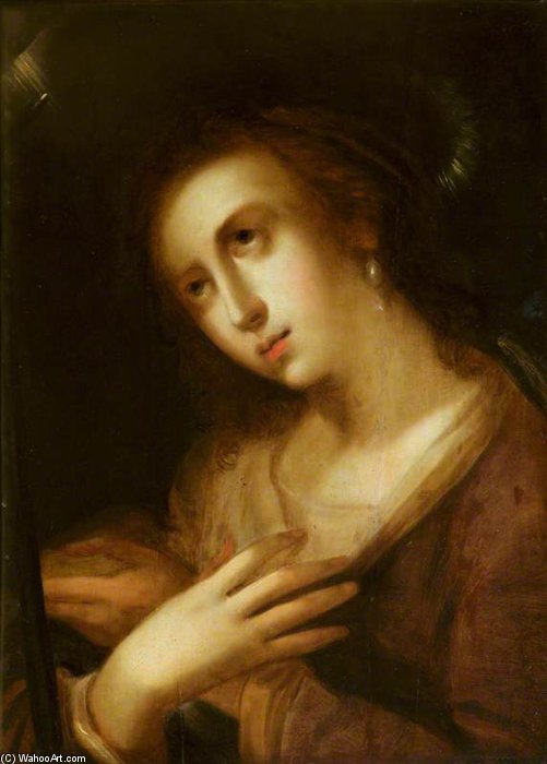 Head Of The Magdalen Adoring The Cross — Gortzius Geldorp
