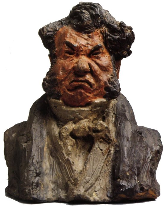 Laurent Cunin Gridaine, Terre Crue Coloriée Colored Raw Ground — Honoré Daumier