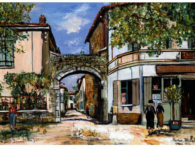 The Office Of Tobacco In St. Bernard — Maurice Utrillo