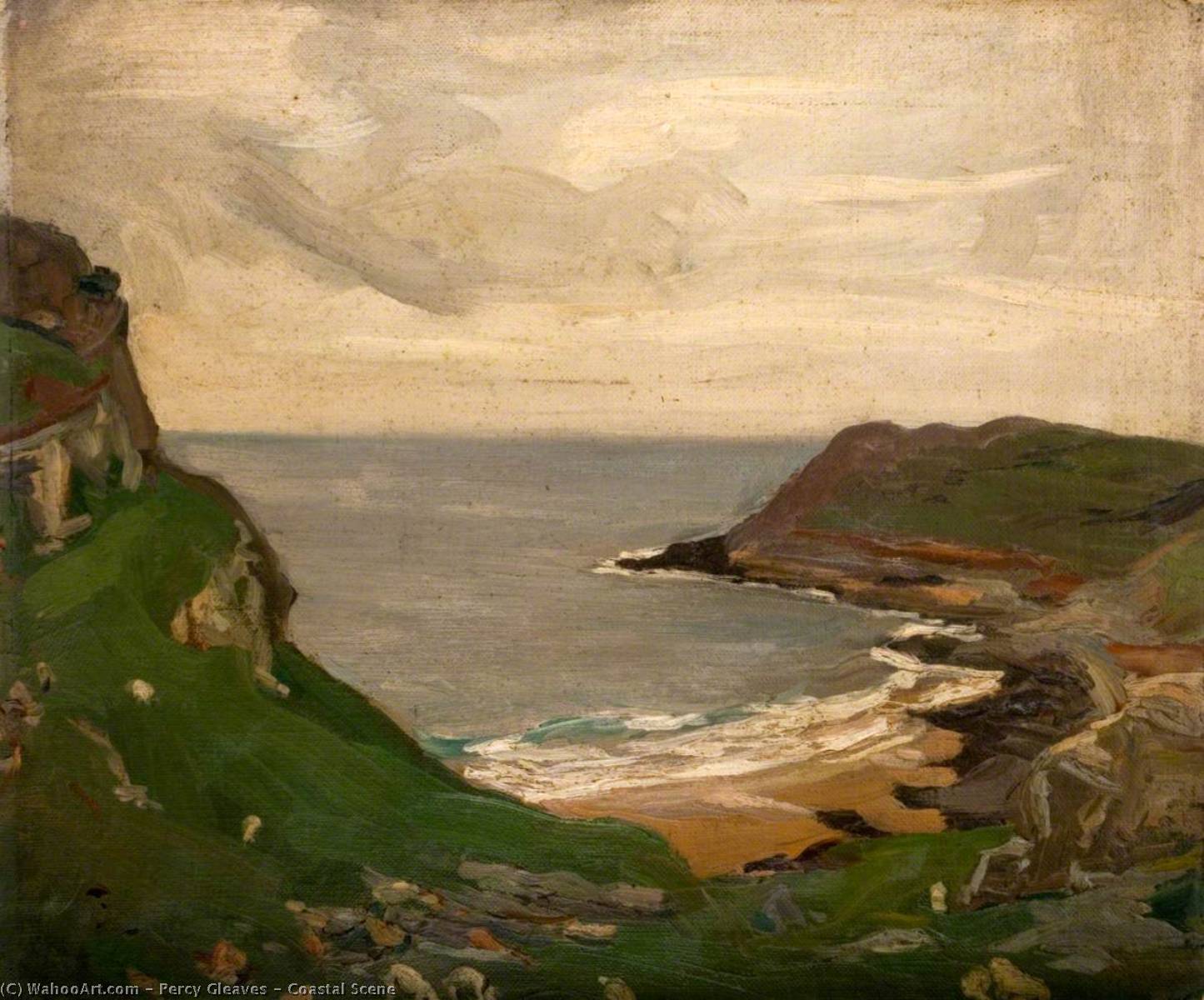 Coastal Scene — Percy Gleaves