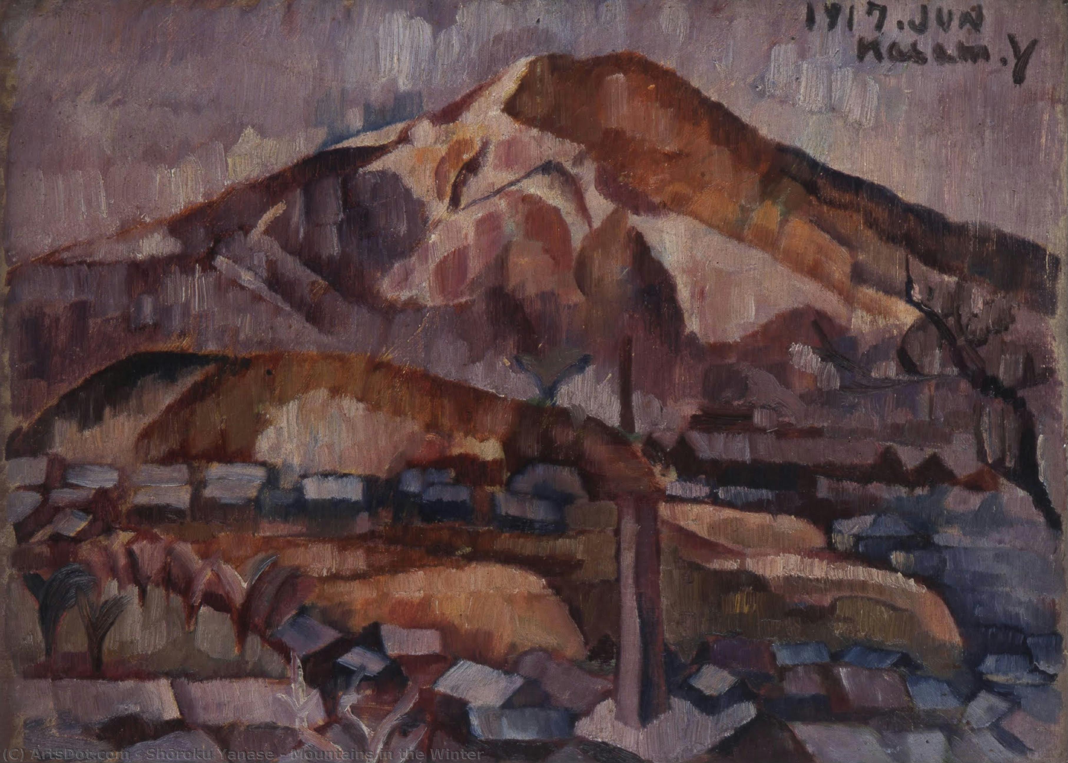 Mountains In The Winter — Shōroku Yanase