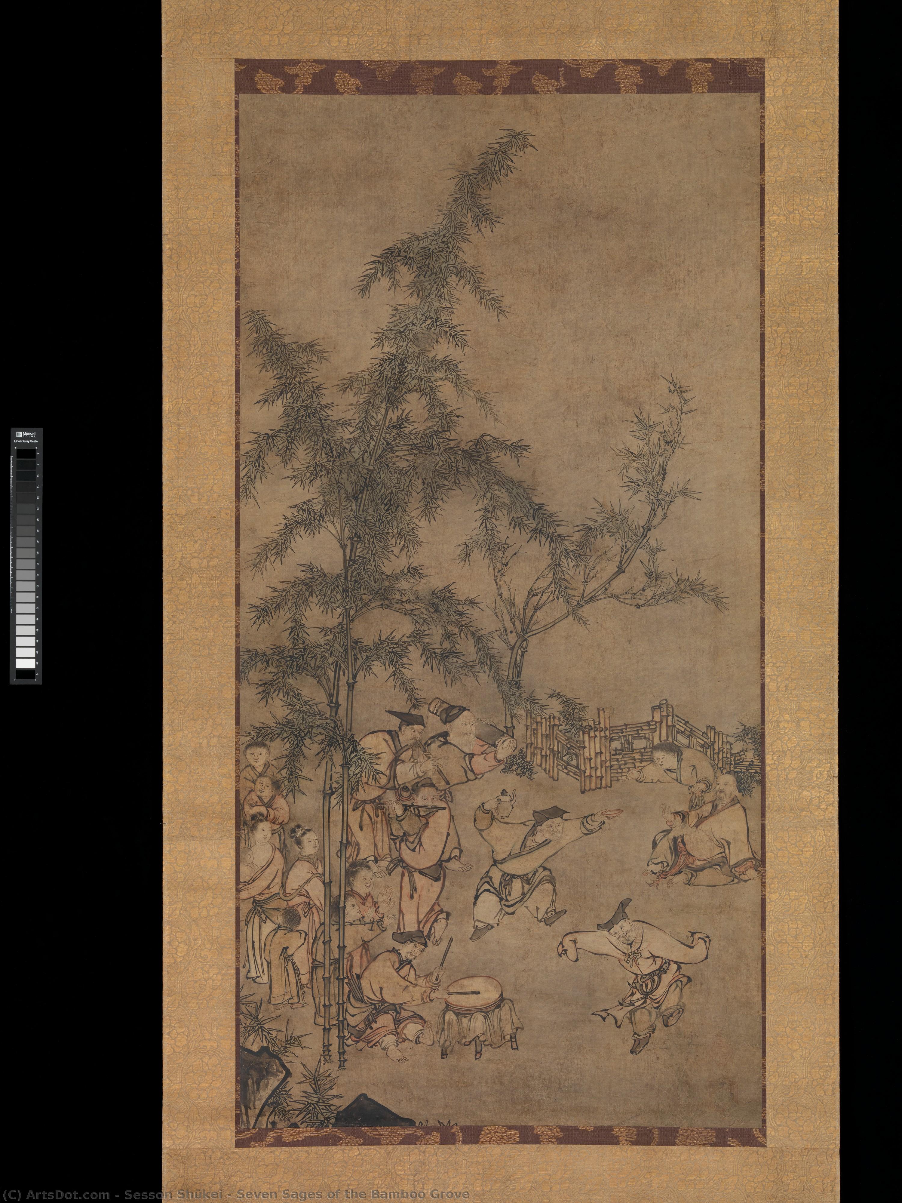 Seven Sages Of The Bamboo Grove — Sesson Shūkei
