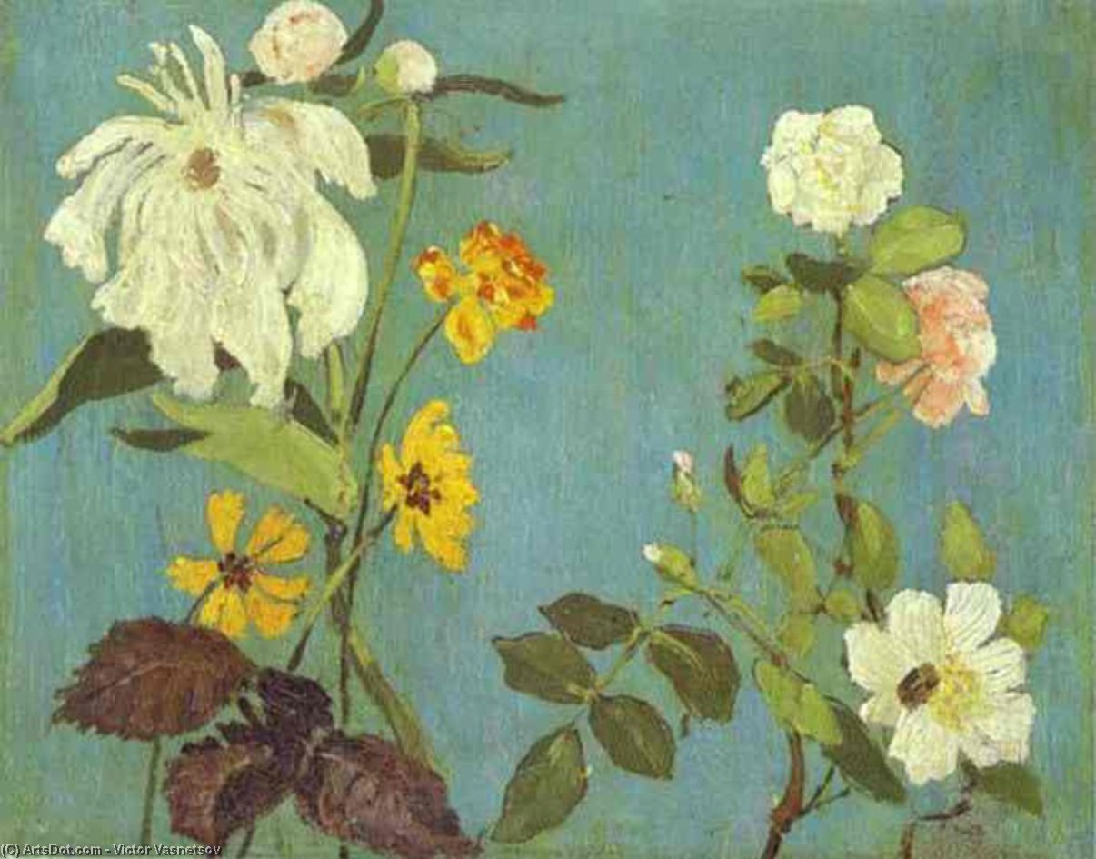 Detail Of The Fresco Of The Choir In The Abramtsevo Church — Victor Vasnetsov