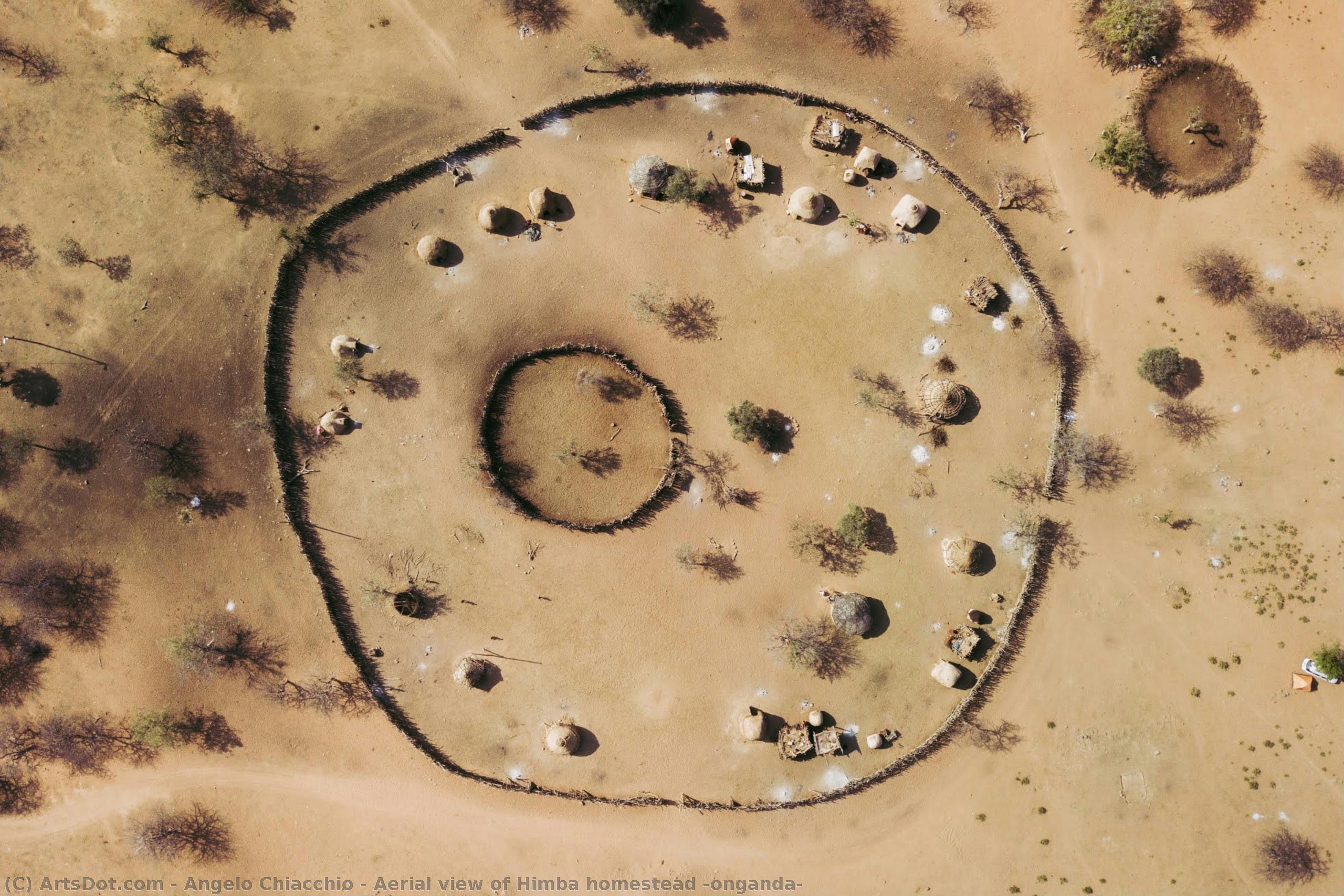 Aerial View Of Himba Homestead (onganda) — Angelo Chiacchio