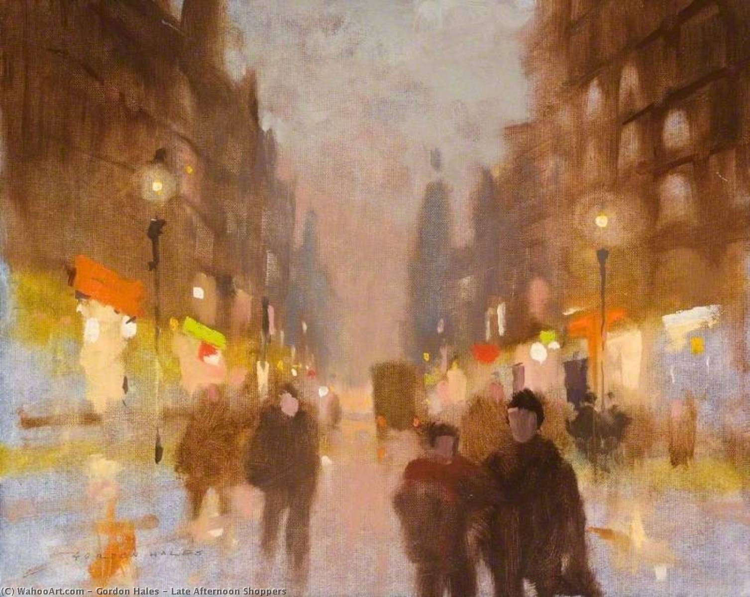 Late Afternoon Shoppers — Gordon Hales