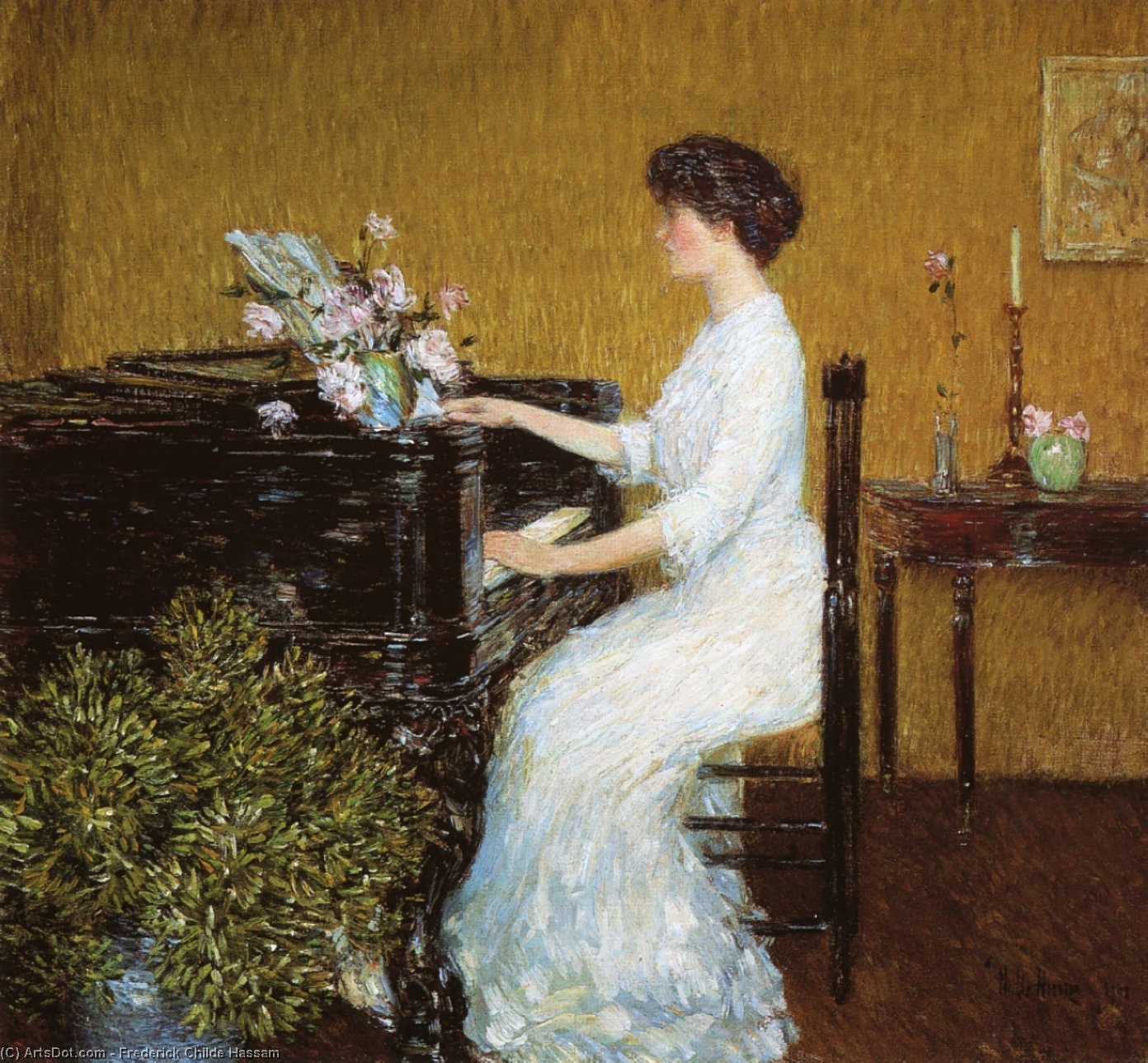 At The Piano — フレデリック・チルド・ハッサム