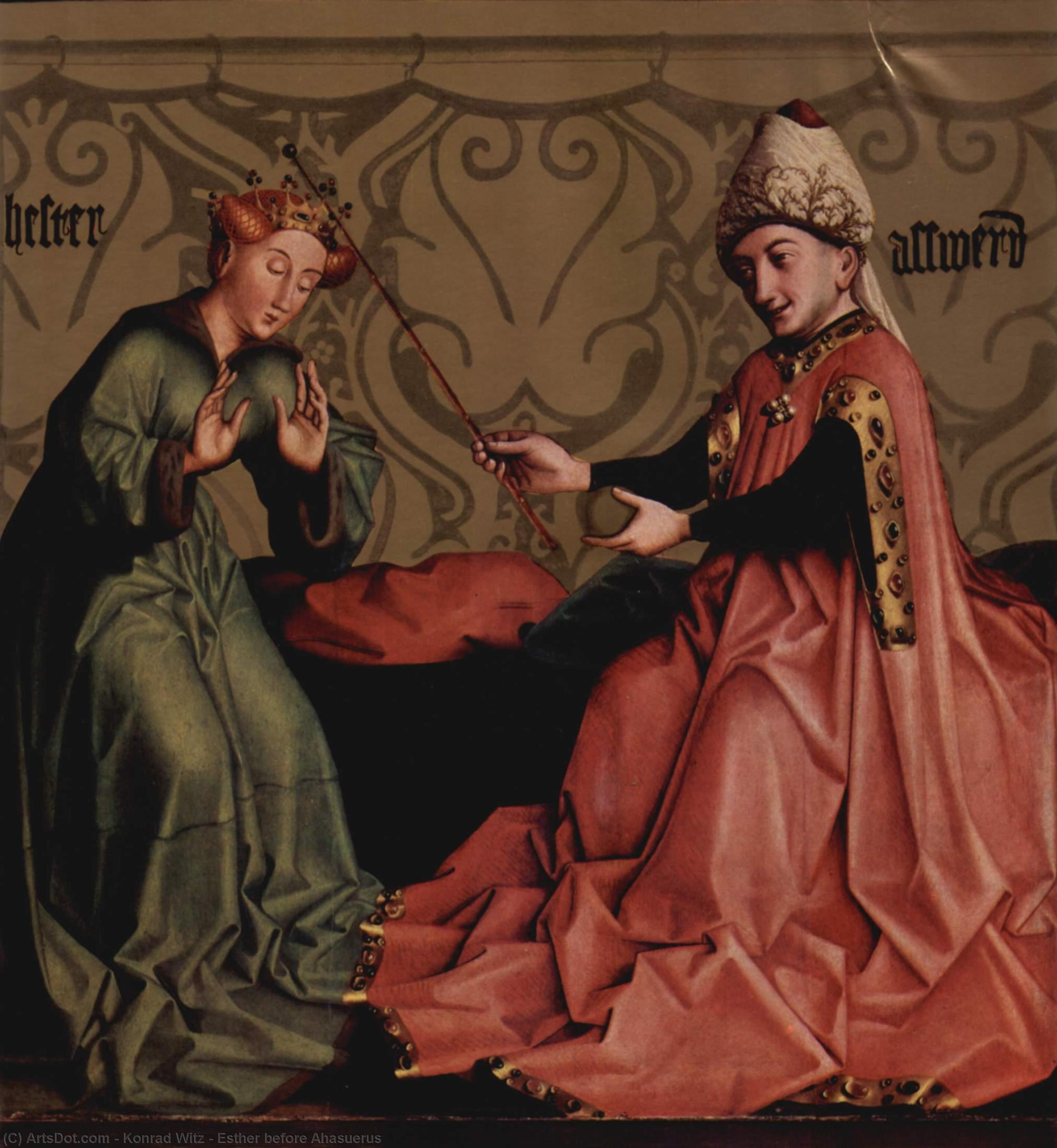 Esther Before Ahasuerus — コンラート・ヴィッツ