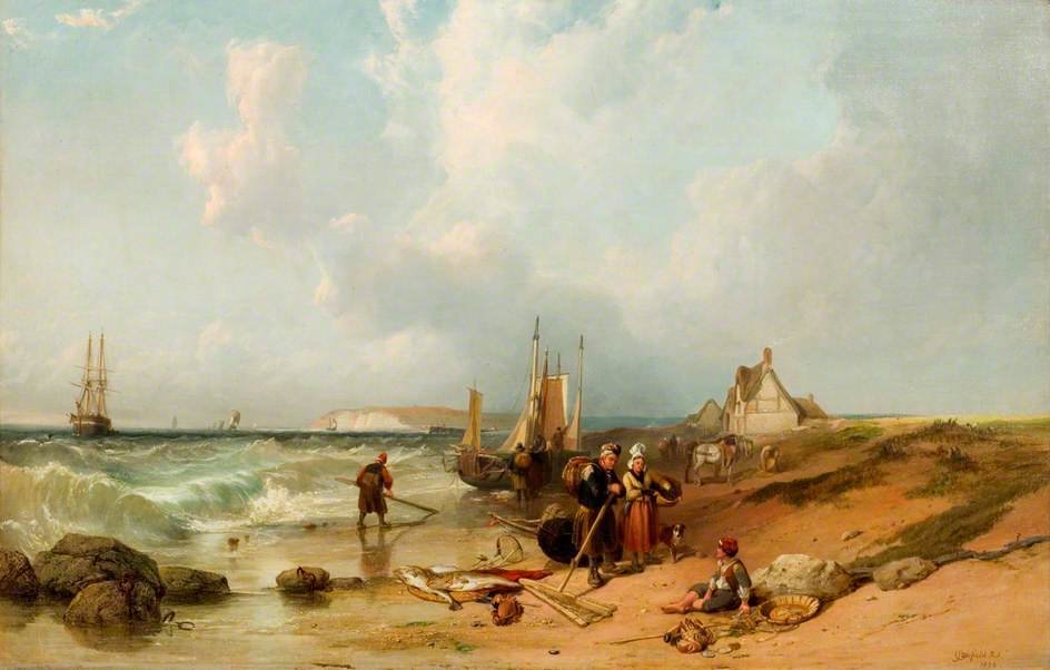 Sands Near Boulogne — Clarkson Frederick Stanfield