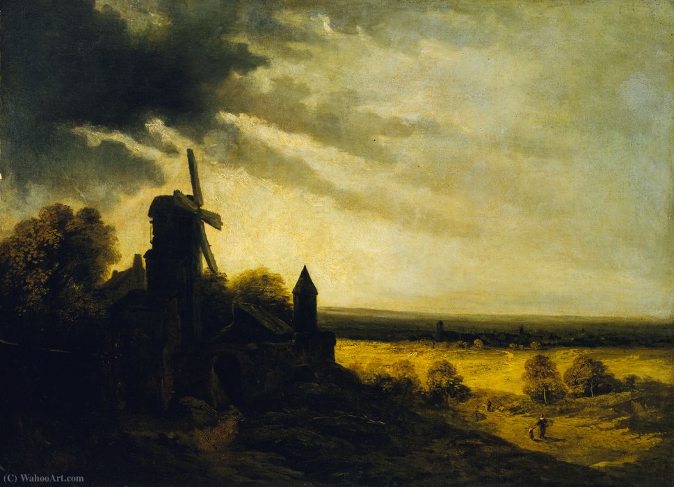 The Mill Of Montmartre — Georges Michel
