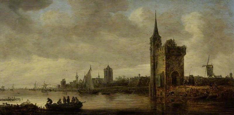 River Landscape With Boats — Jan Josephszoon Van Goyen