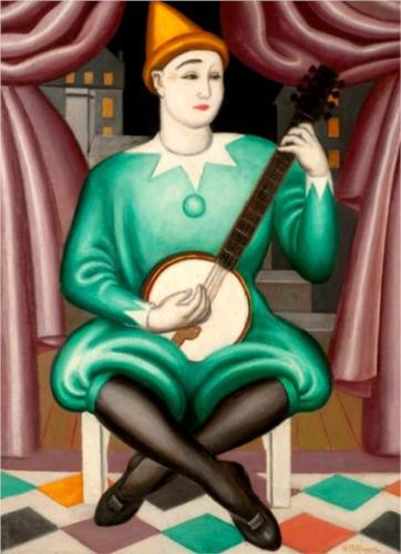 Clown Au Banjo — Jean Dominique Antony Metzinger