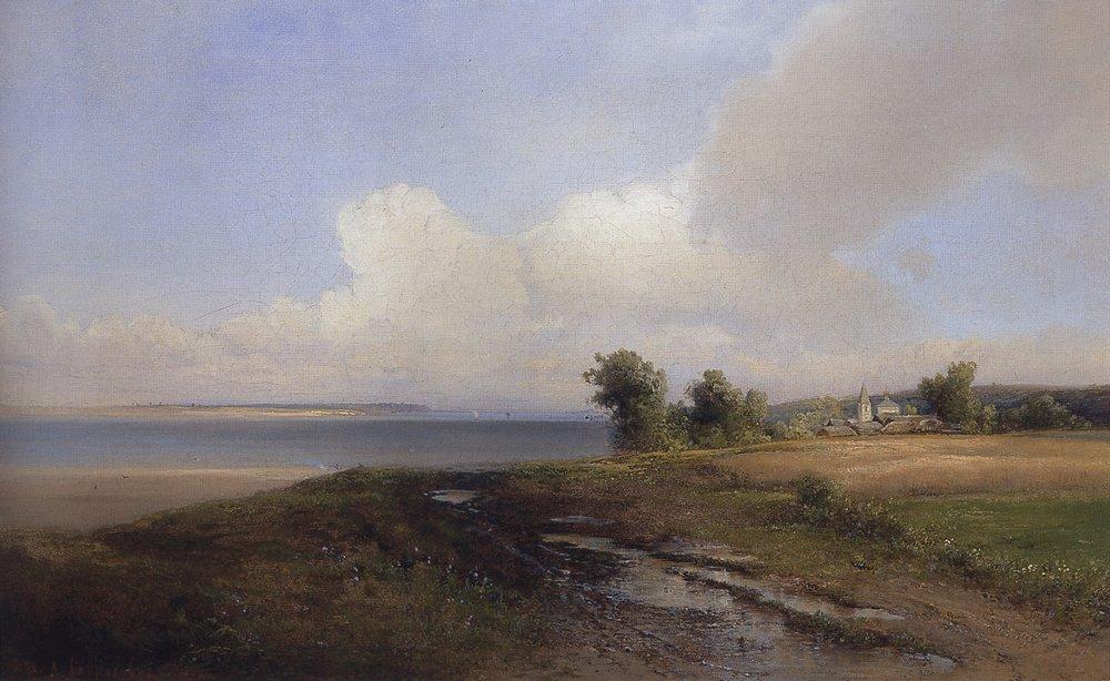 Landscape. Bank Of The Volga — Aleksej Savrasov