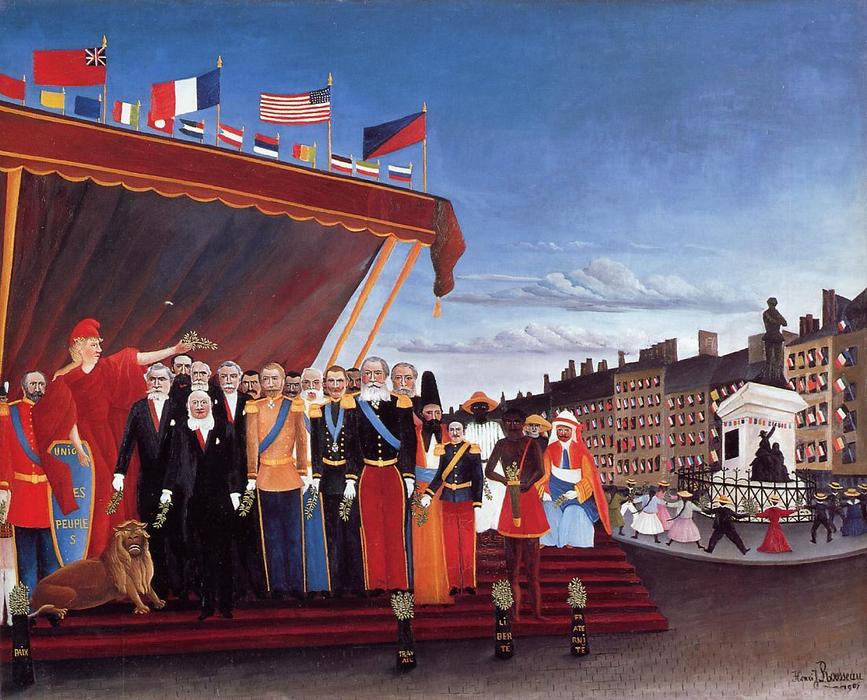 The Representatives Of Foreign Powers Coming To Greet The Republic As A Sign Of Peace — Henri Julien Félix Rousseau (le Douanier)