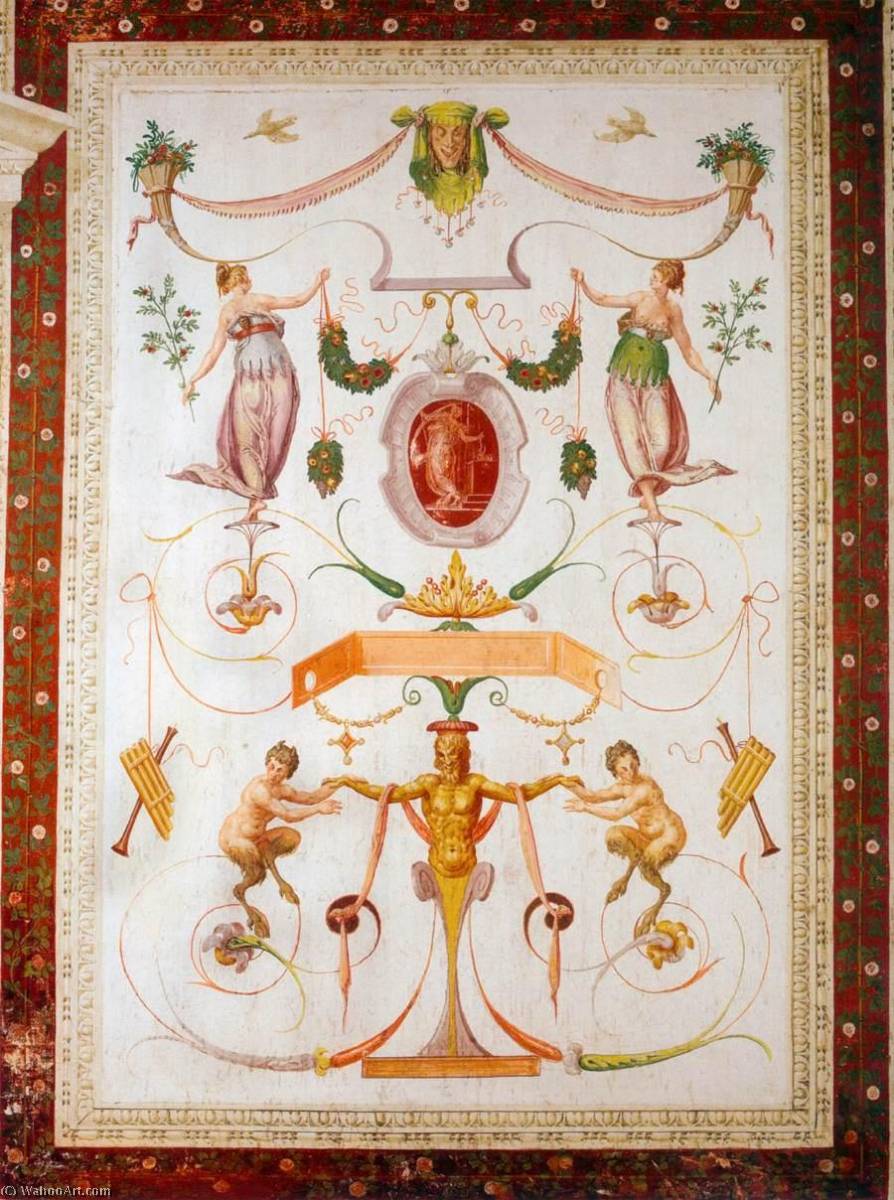 Decoration In Rooms Of Grotesques (detail) — Giovanni Battista Zelotti