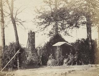 Camp Architecture, Brandy Station, Virginia — Timothy O'sullivan Alexander Gardner
