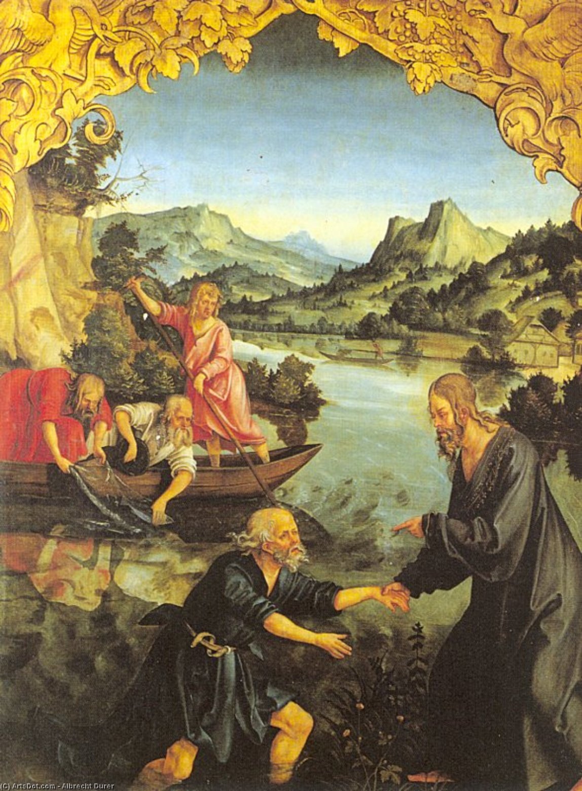Die Berufung Des Heiligen Petrus — Albrecht Dürer