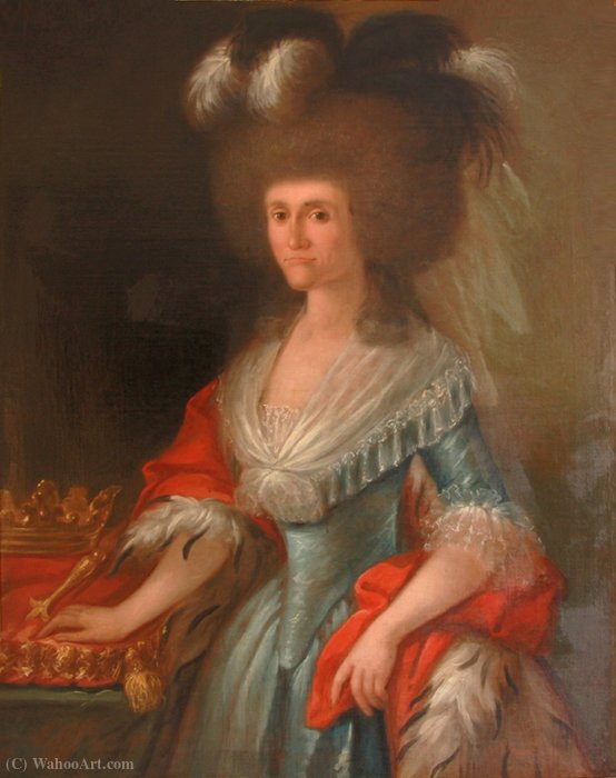 Portrait Of María Luisa Of Parma — Antonio Carnicero Y Mancio