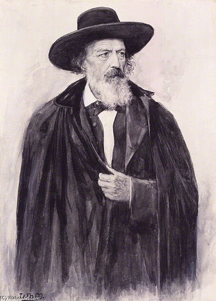 Alfred Tennyson — William Henry Margetson