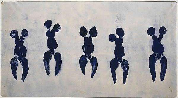 Anthropometry Of The Blue Period — Yves Klein