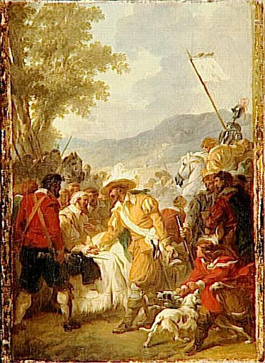 Henri Iv Rencontrant Sully Blessé — Франсуа-андре Венсан