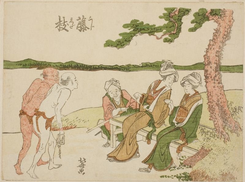 Fujieda Station On The Tokaido — 葛飾北斎 (katsushika Hokusai)