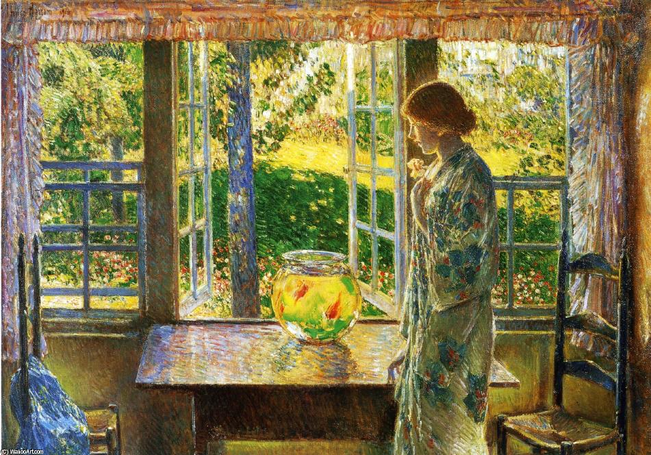The Goldfish Window — Frederick Childe Hassam