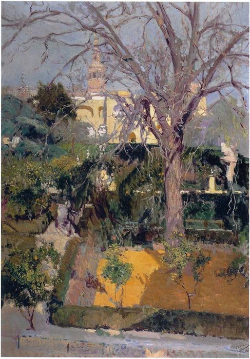 Gardens Of Alcazar, Seville — Joaquín Sorolla Y Bastida