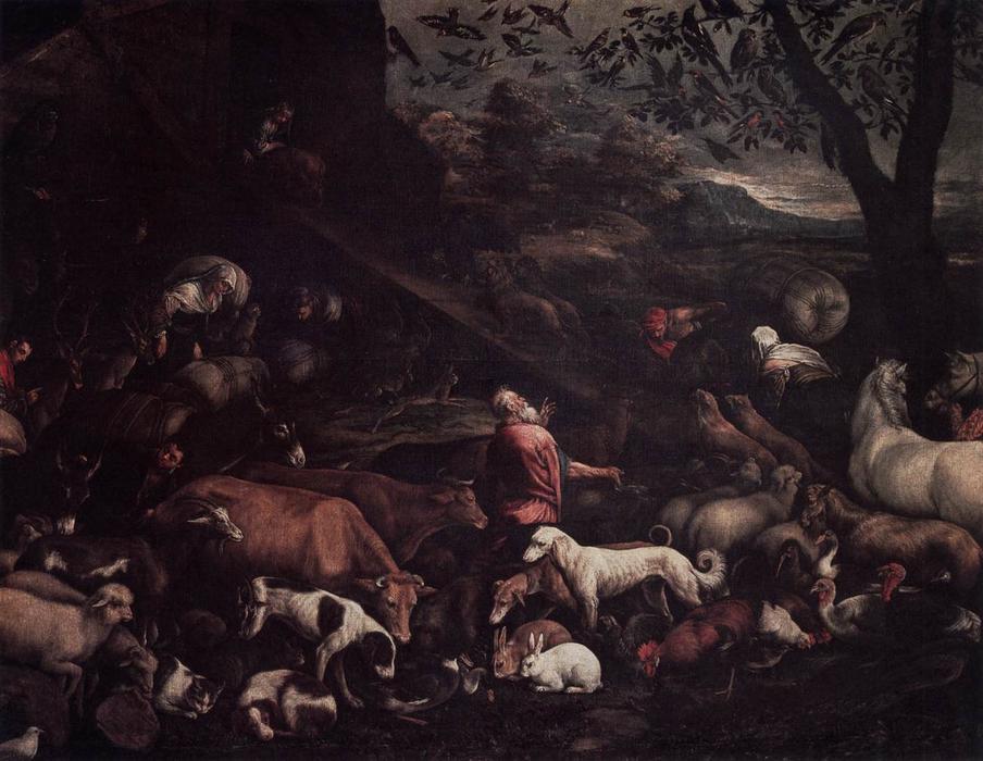 The Animals Entering Noah' Ark — Jacopo Bassano (jacopo Da Ponte)