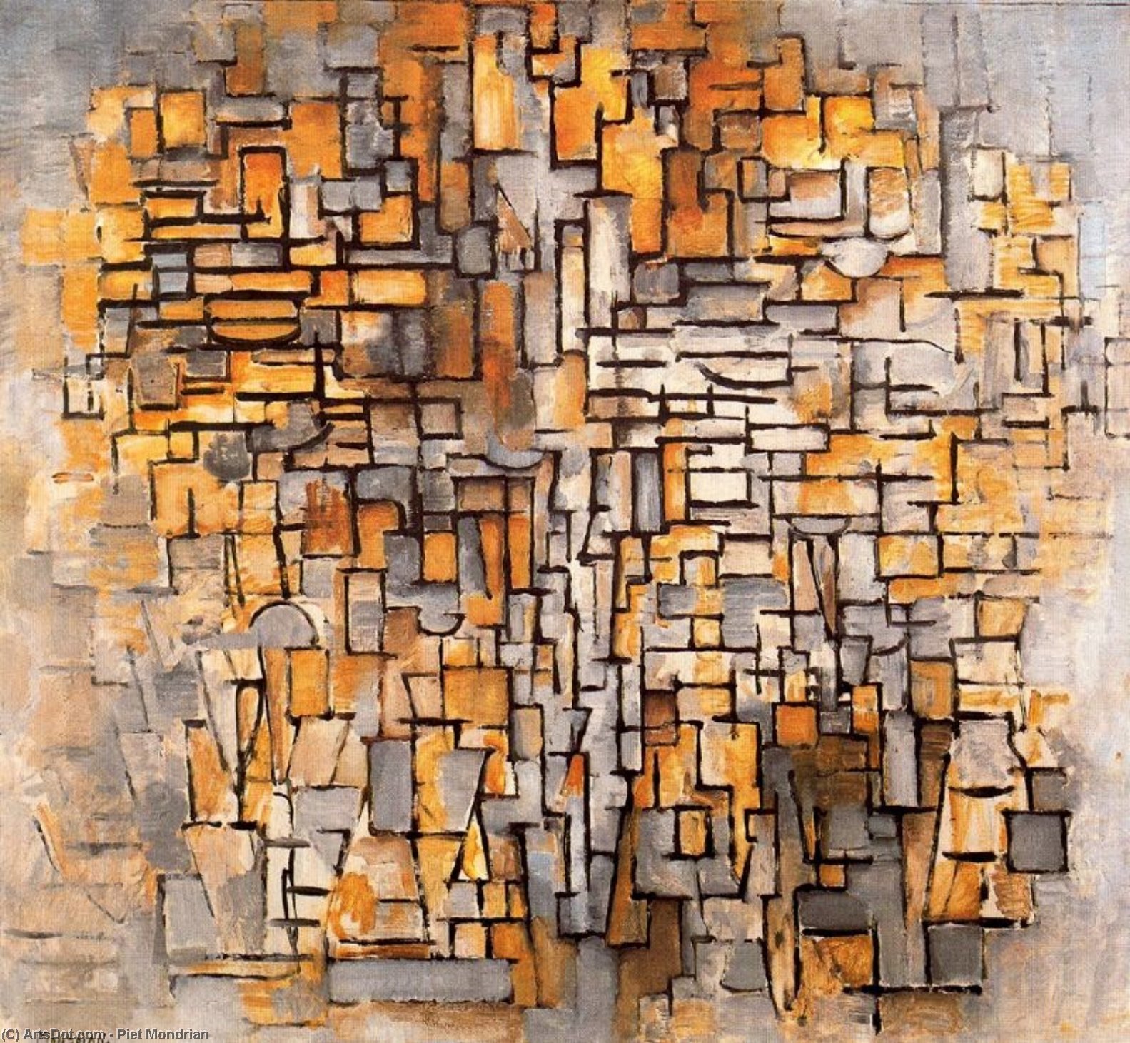 Composition Vii — Пит Мондриан