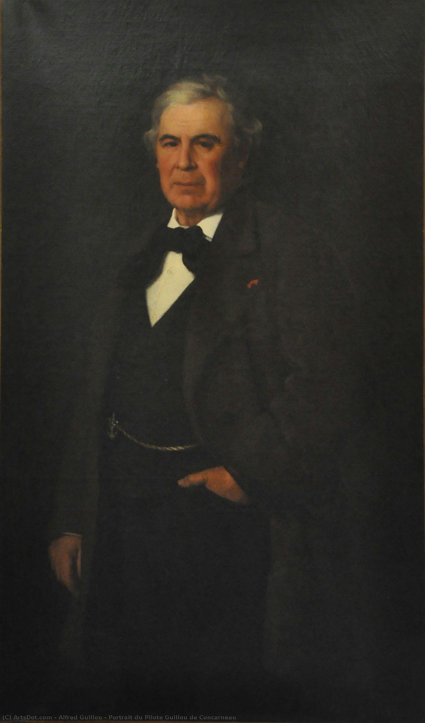 Portrait Du Pilote Guillou De Concarneau — Alfred Guillou