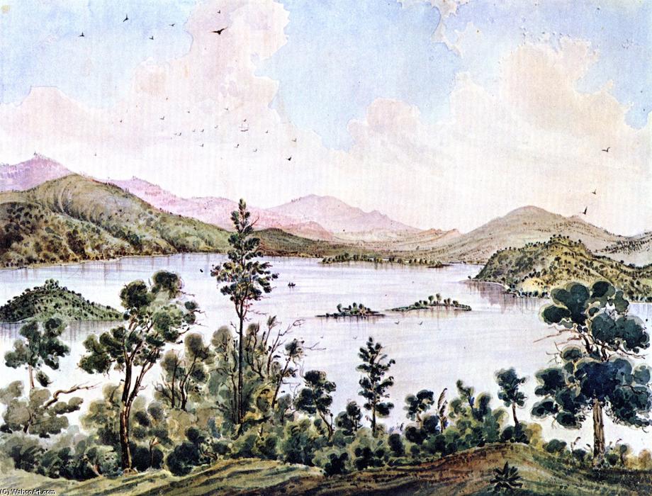 View From Foot Of Mt. Conoktai Near Clear Lake, California — James Madison Alden