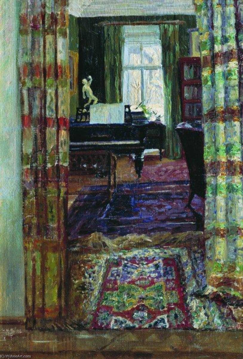 Interior With A Piano — Stanislav Zhukovsky