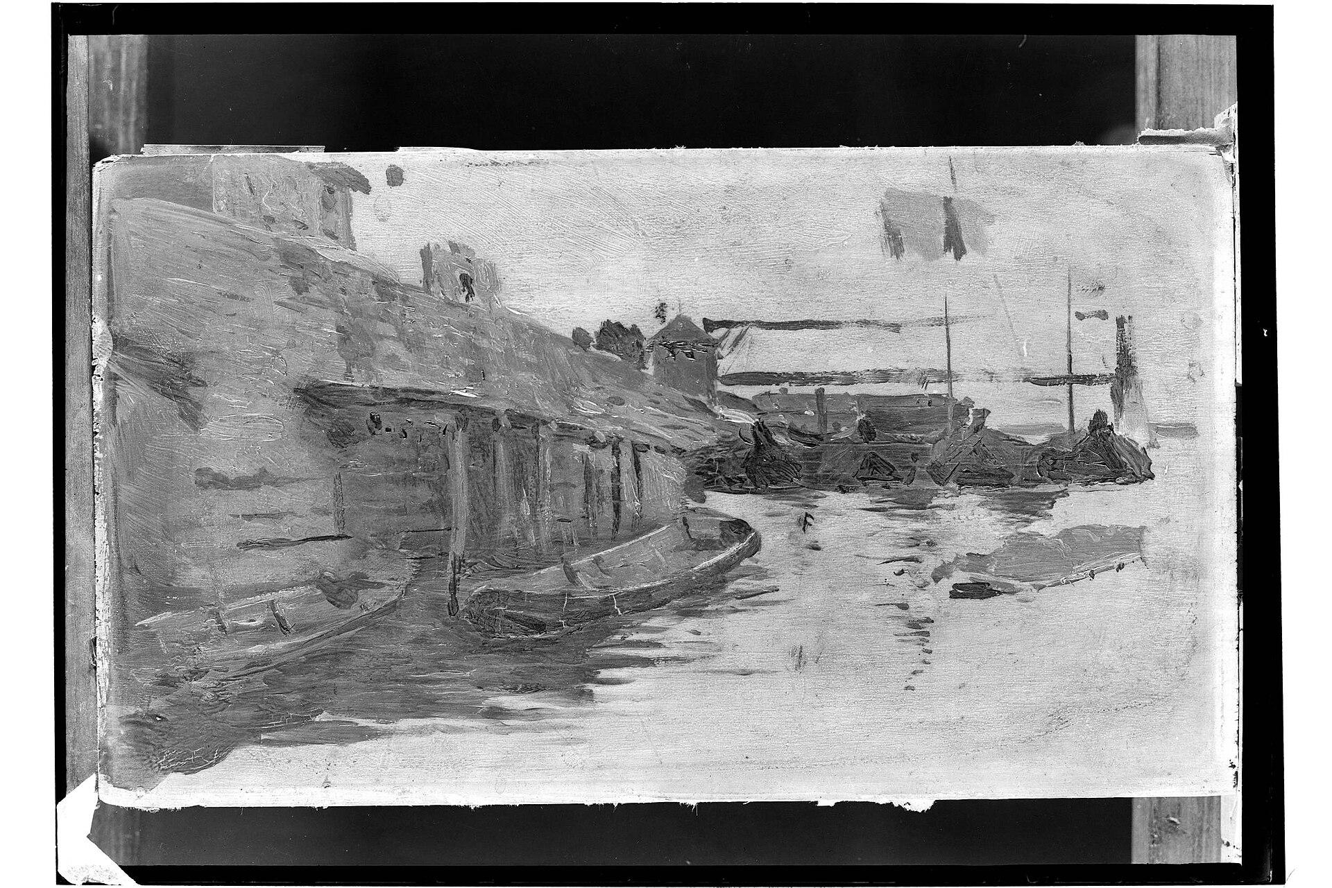 Sand Workers, Sketch — Aleksander Gierymski