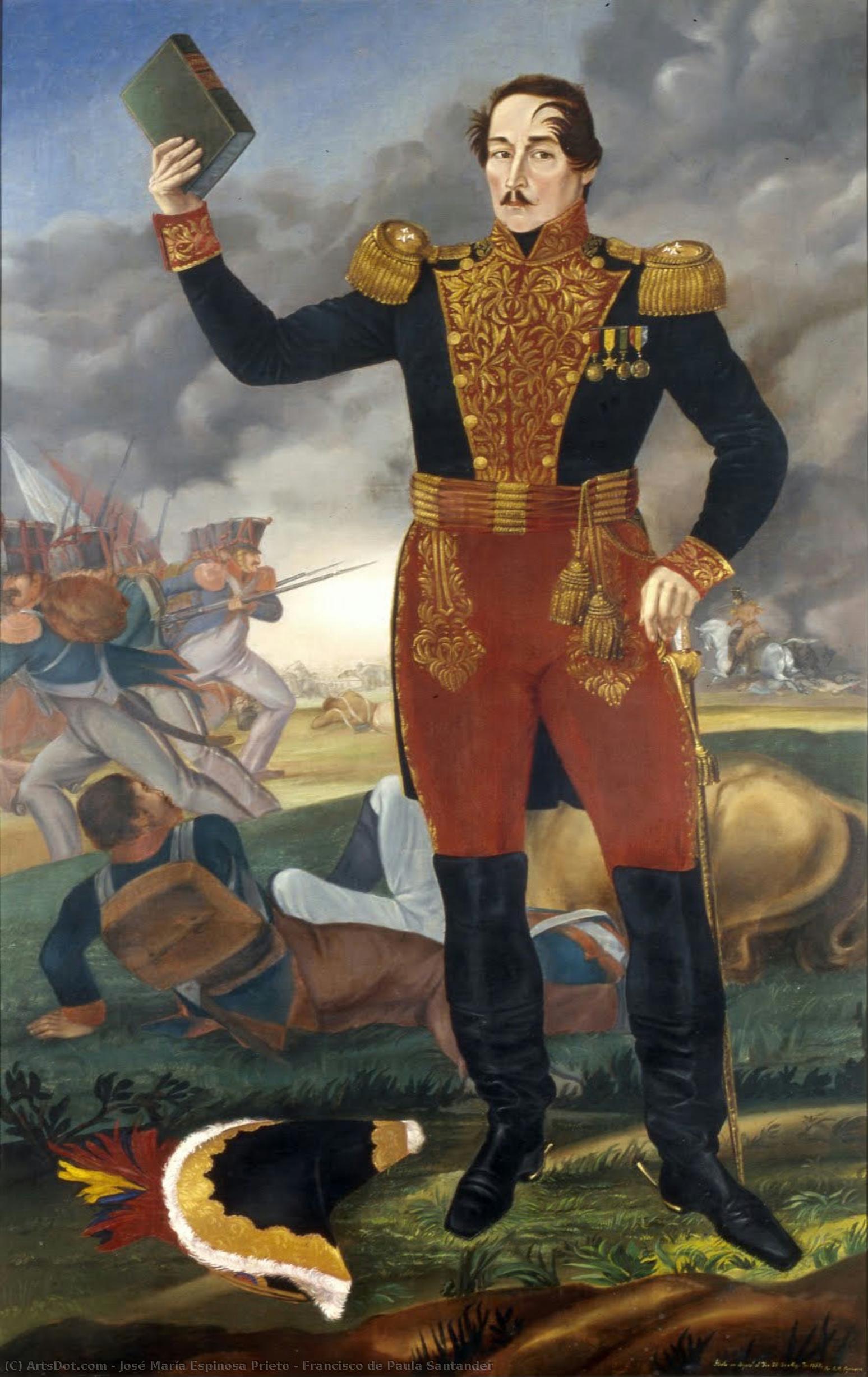 Francisco De Paula Santander — José María Espinosa Prieto