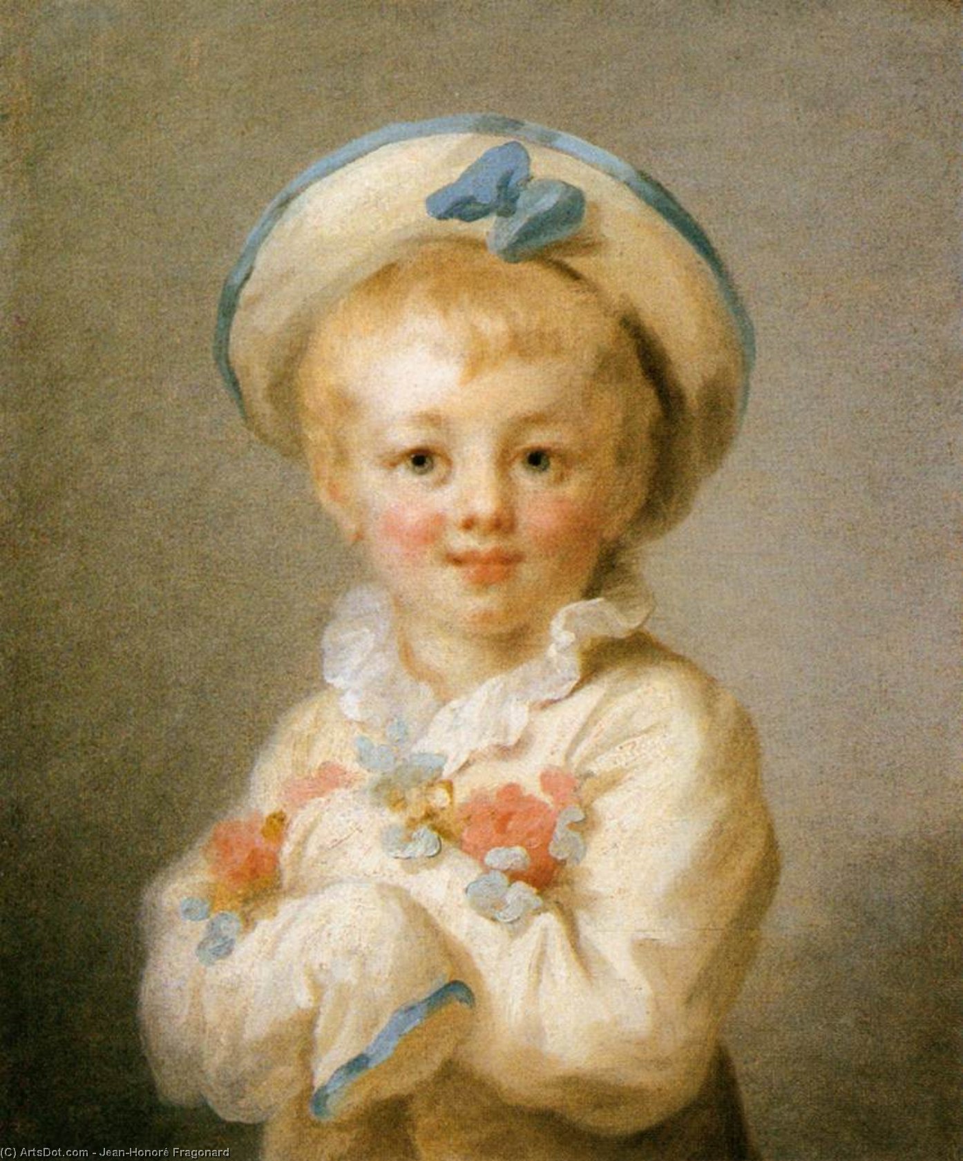 A Boy As Pierrot — Jean-honoré Fragonard