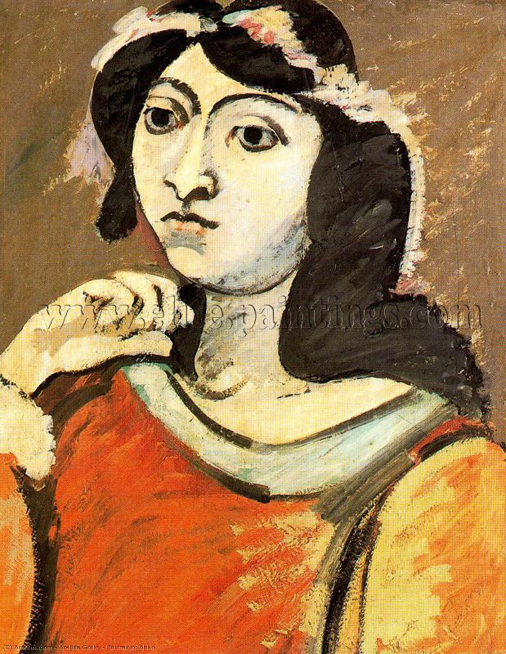 Portrait Of Ahko — Arshile Gorky