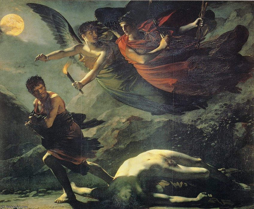 Justice And Divine Vengeance Pursuing Crime — Pierre-paul Prud'hon