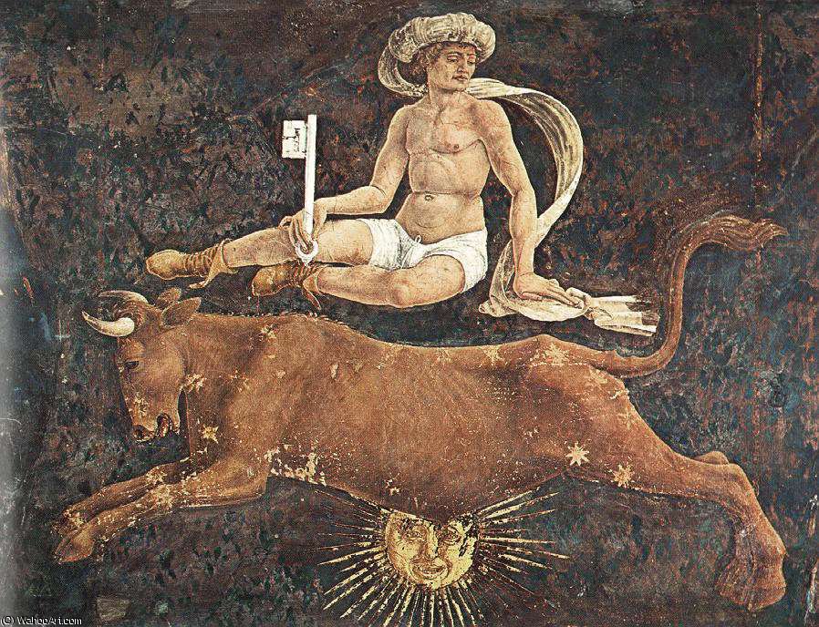Schifanoia - April And May - Triumph Of Venus (detail)2 — Francesco Del Cossa