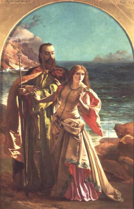 Prospero And Miranda - — William Maw Egley