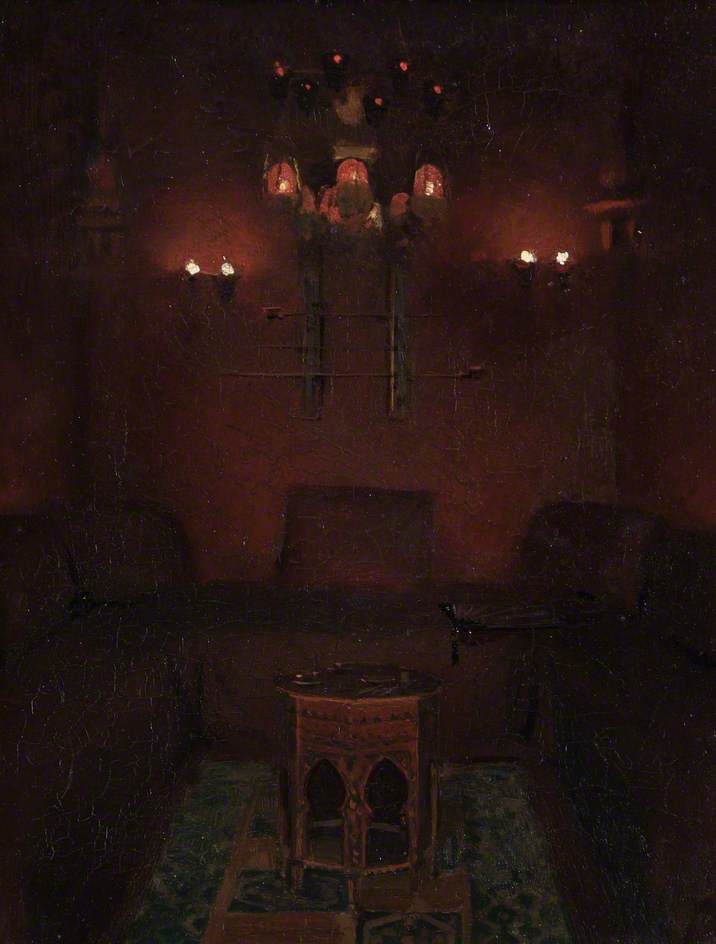 The Interior Of Sir Richard Burton's Chapel — Albert Letchford