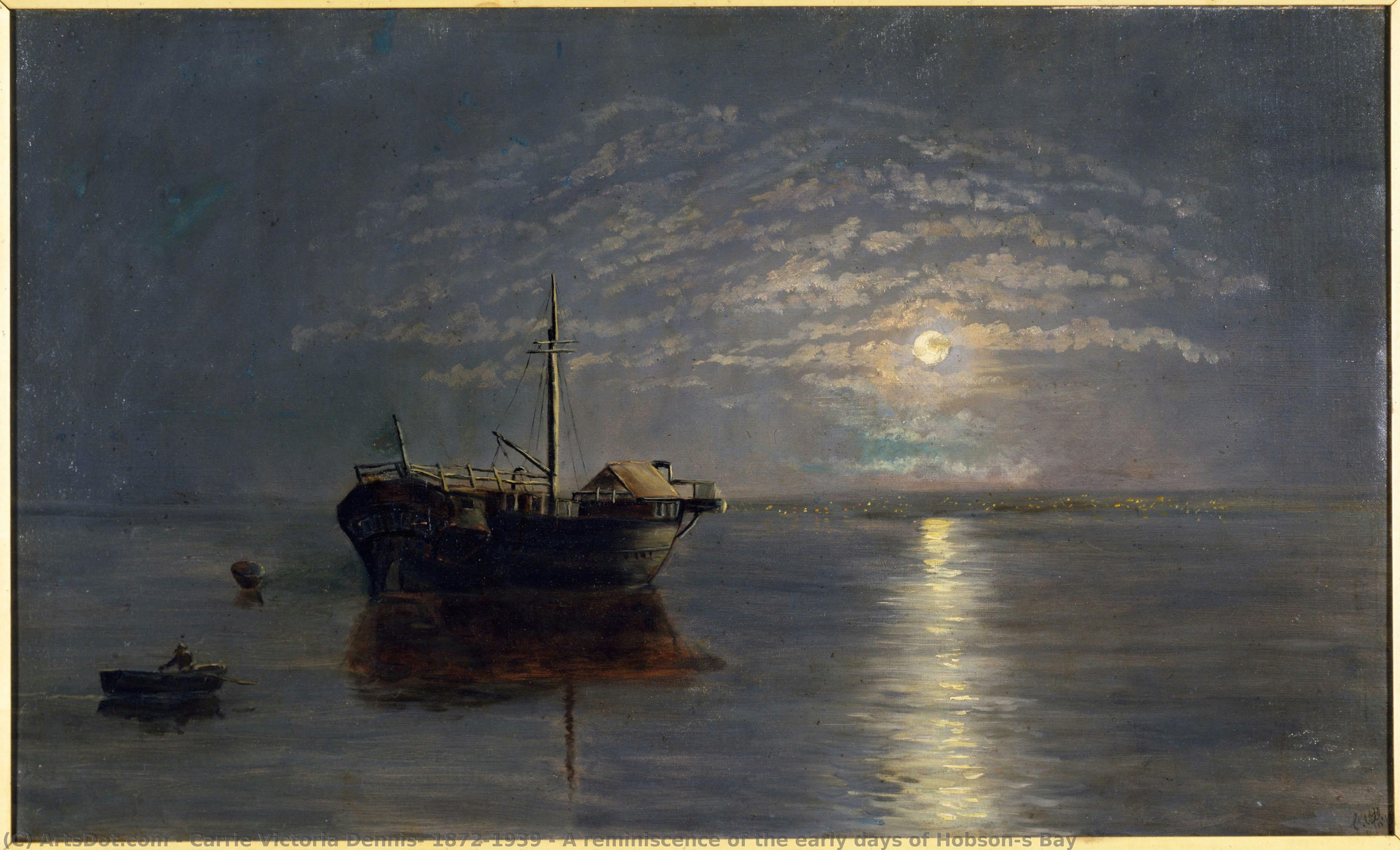 A Reminiscence Of The Early Days Of Hobson’s Bay — Carrie Victoria Dennis, 1872-1939