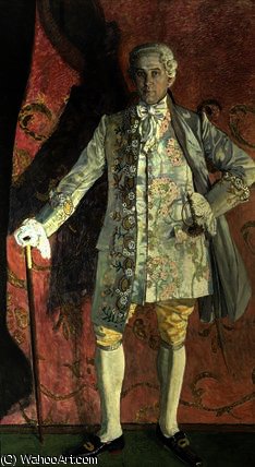 Portrait Of Dmitry Smirnov As Chevalier Des Grieux — Aleksandr Jakovlevic Golovin