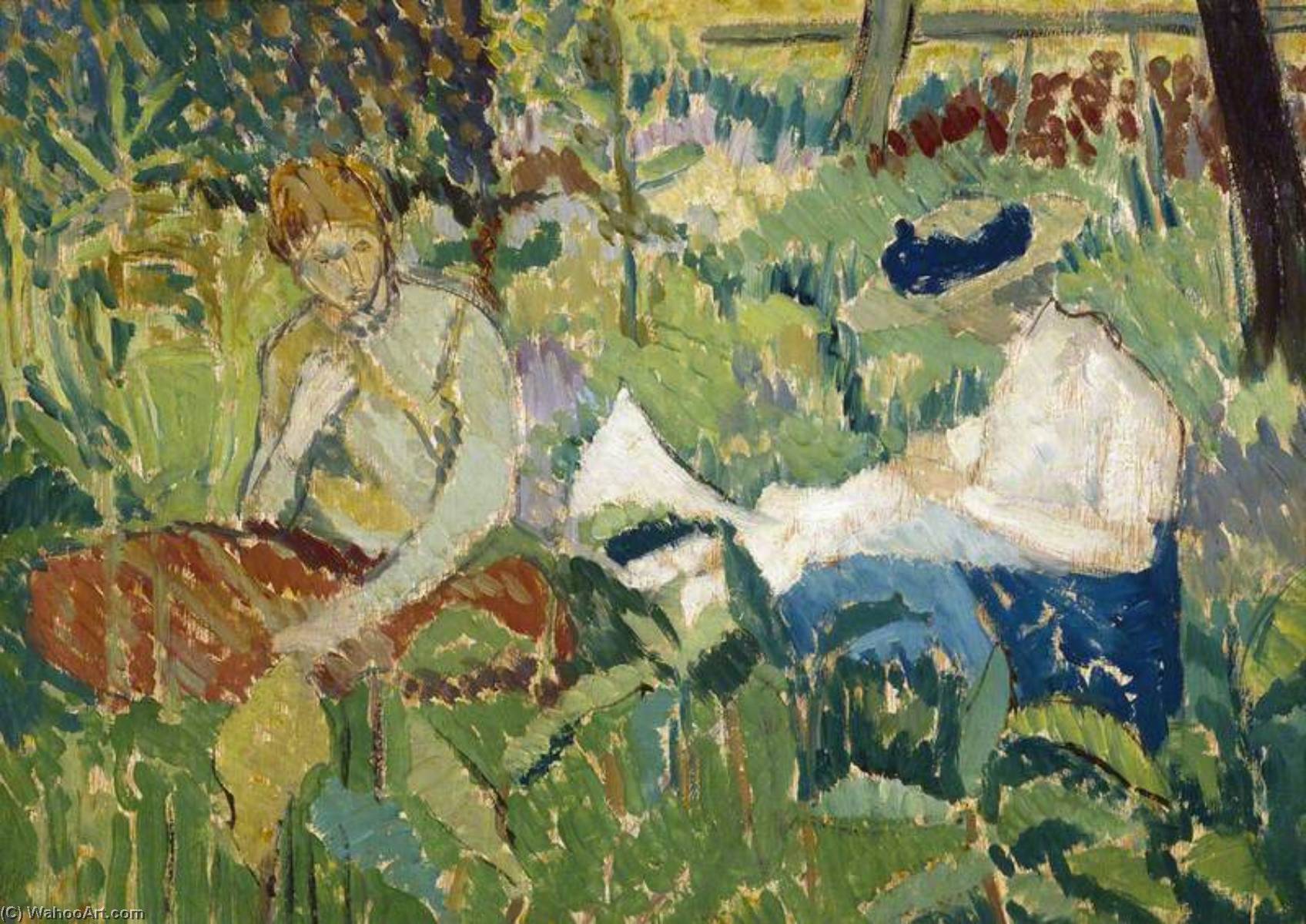 On The Grass — Frederick Etchells