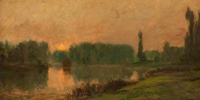 Les Coucher De Soleil — Charles-françois Daubigny